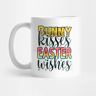 Bunny Kisses Easter Wishes - Happy Easter Day Mug